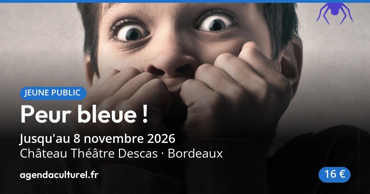 Peur bleue !, conte musical à Bordeaux, oct. et nov. 2026