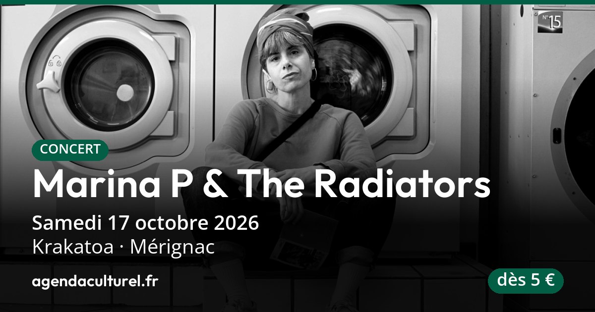 Marina P & The Radiators à Mérignac le 17 octobre 2026