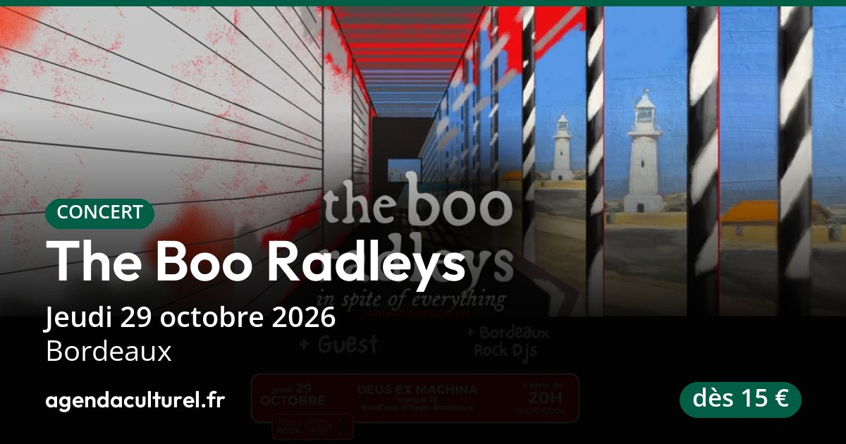 The Boo Radleys à Bordeaux le 29 octobre 2026, concert