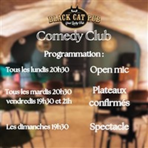Open Mic The Black Cat Comedy Club 1