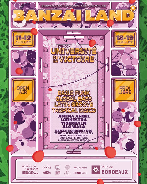 Banzaï Land 2025 affiche