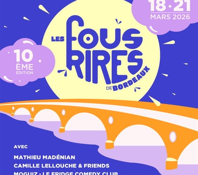 Affiche Les Fous Rires de Bordeaux 2026