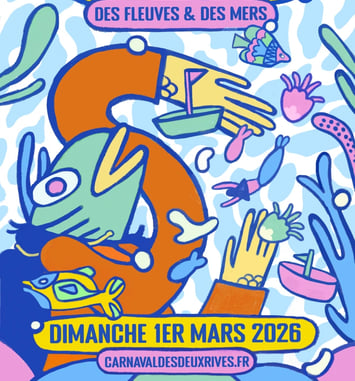 Carnaval des 2 Rives 2026 affiche