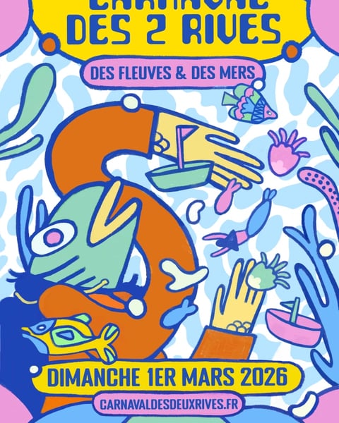 Carnaval des 2 Rives 2026 affiche