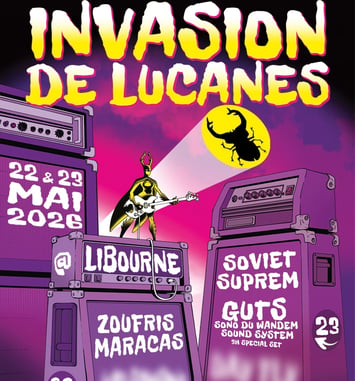Festival Invasion de Lucanes 2026 affiche