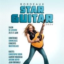 Bordeaux Star Guitar