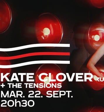 Kate Clover + The Tensions en concert