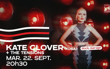 Kate Clover + The Tensions en concert