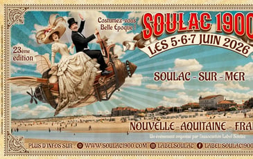 Soulac 1900, 23ème édition, envolez-vous pour un incroyable voyage dans le temps