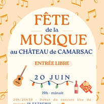 Fête de la musique au château de Camarsac