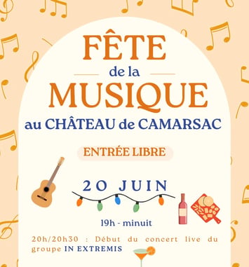 Fête de la musique au château de Camarsac