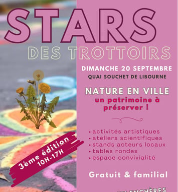 Balade nature en ville : "Stars des trottoirs"