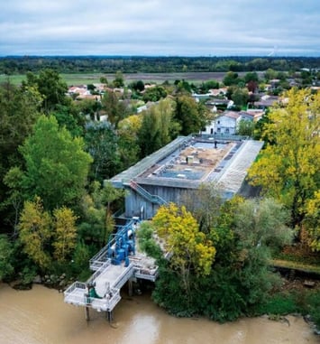 Visite de la station de production d'eau industrielle
