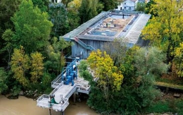 Visite de la station de production d'eau industrielle