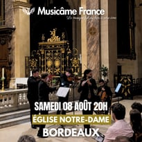 Concert de l’Ensemble Musicâme France à l’Église Notre-Dame de Bordeaux