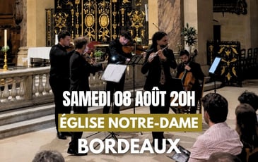 Concert de l’Ensemble Musicâme France à l’Église Notre-Dame de Bordeaux