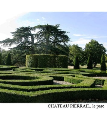 Château Pierrail : les jardins
