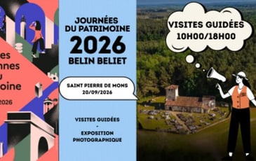 Visite commentée : à la découverte de l'architecture de deux églises emblématiques des Landes girondines