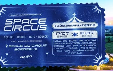 Space Circus : électro et arts du cirque en open air