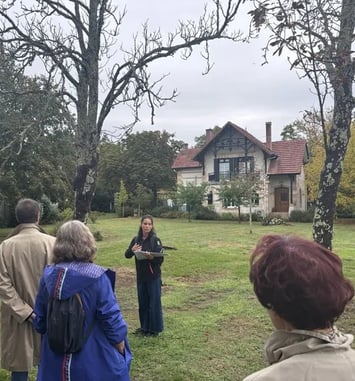Visite guidée à deux voix paysage et patrimoine