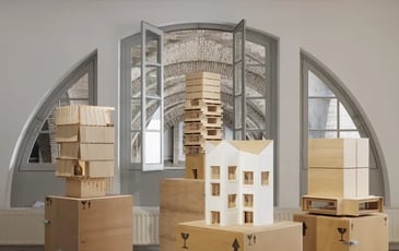 Exposition "Pièce et forme, une poétique élémentaire de l'architecture" // Jean-Christophe Quinton, architecte