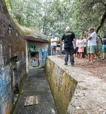 Mur de l'Atlantique : visite guidée des fortifications allemandes de la batterie de l'Eden au Pyla