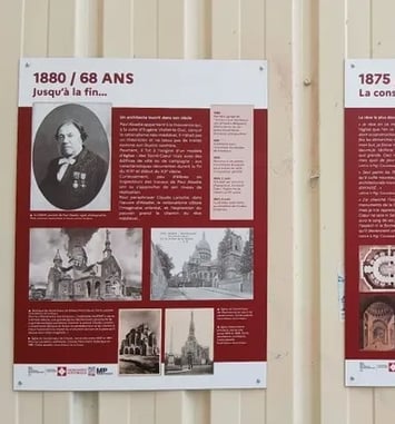 Exposition sur la vie et l'œuvre de l'architecte Paul Abadie fils