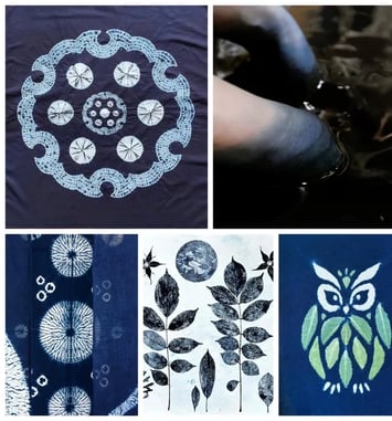 Exposition « Empreintes de bleu – Regards croisés autour du Shibori et de l'indigo »