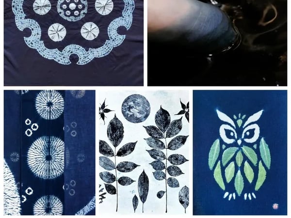 Exposition « Empreintes de bleu, Regards croisés autour du Shibori et de l'indigo »