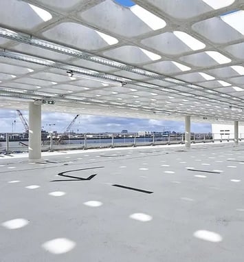 Paysages et transformations urbaines, Visite commentée depuis la terrasse du parking Metpark Arena
