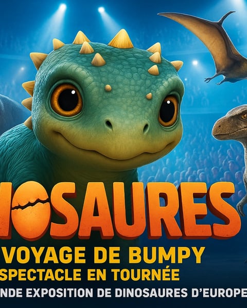 Dinosaures: Le voyage de Bumpy®, l'exposition-spectacle - Tour 2027