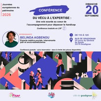 Conférence traduite en LSF : du vécu à l'expertise, une voix sourde au cœur de l'accompagnement pour dépasser le handicap