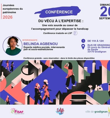 Conférence traduite en LSF : du vécu à l'expertise, une voix sourde au cœur de l'accompagnement pour dépasser le handicap