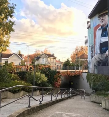 Balade urbaine à Pessac : "Quand les murs prennent la parole"
