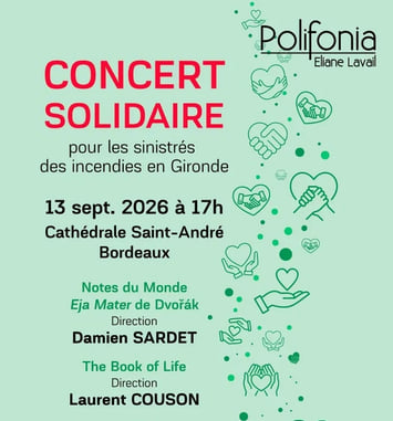 Concert solidaire au profit des sinistrés