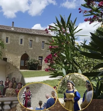 Visite guidée et costumée du Clos des Cordeliers à Saint-Macaire