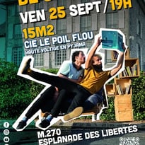 Ouverture de saison : Spectacle 15m2 – Cie Le Poil Flou