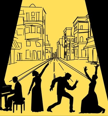 Ciné-concert sur un film muet tourné en direct sous vos yeux
