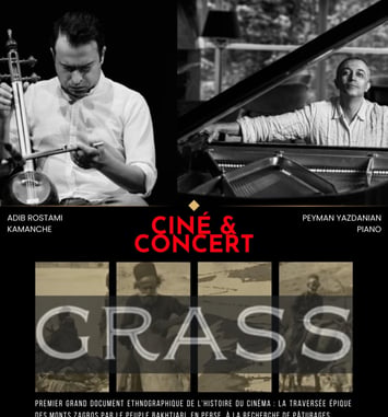 Ciné-concert Grass, par Peyman Yazdanian et Adib Rostami