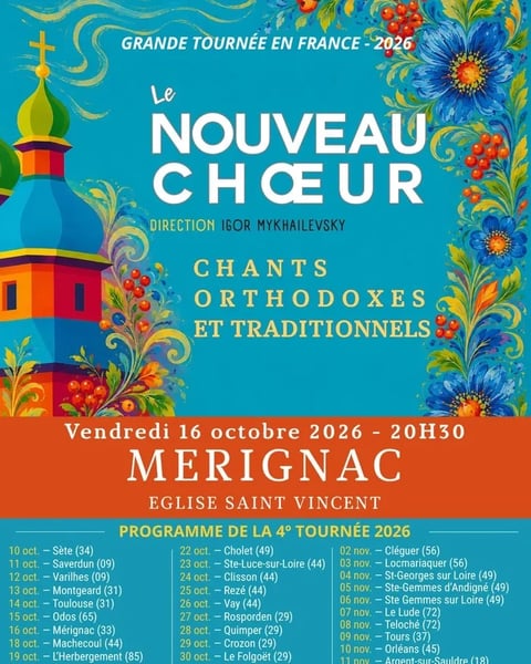 Concert du Nouveau Chœur à Mérignac
