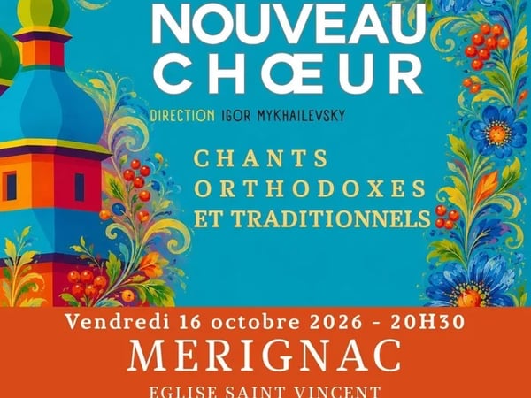 Concert du Nouveau Chœur à Mérignac