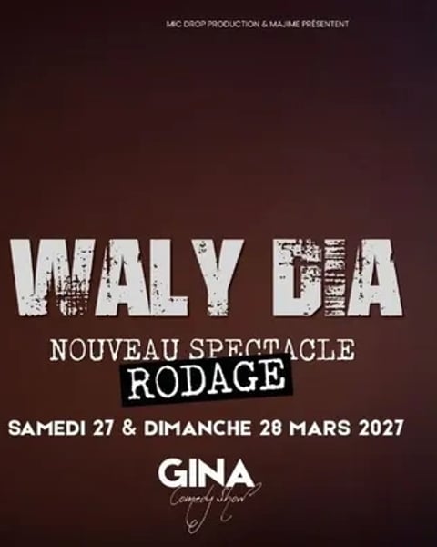 [GINA COMEDY SHOW] Waly Dia en spectacle