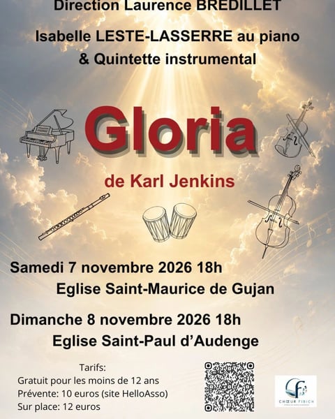 Concert du Chœur Fibich, Gloria de Karl Jenkins