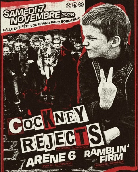 Cockney Rejects - Arene 6 - Ramblin' Firm