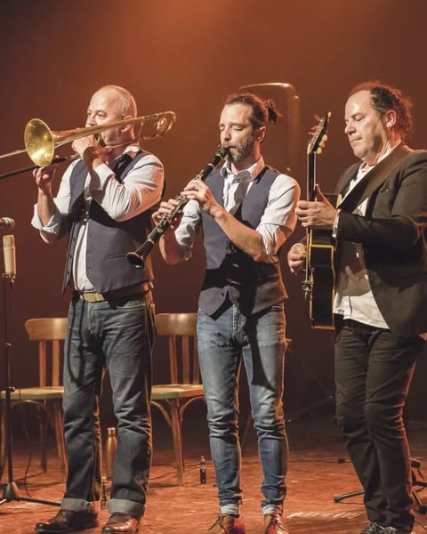 Cinq têtes de jazz
