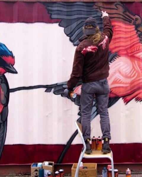 Exposition de graffittis