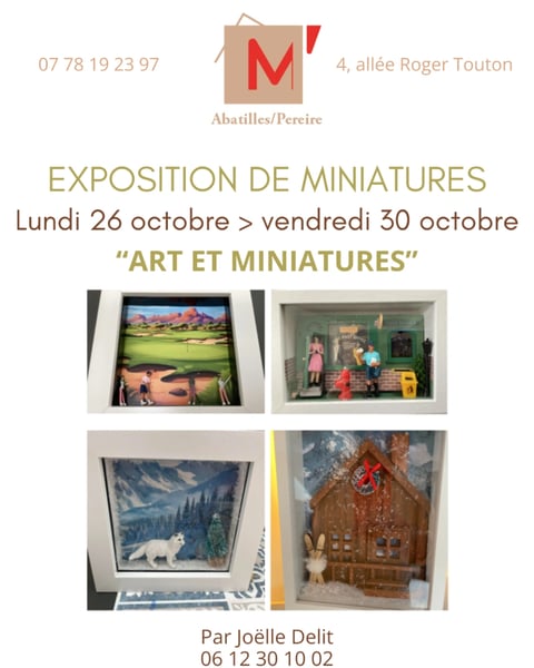 Joëlle Delit, art et miniatures