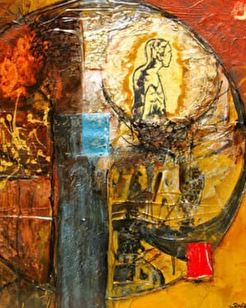 Exposition "Peinture naturelle = peinture vivante" de Solveig Cochet