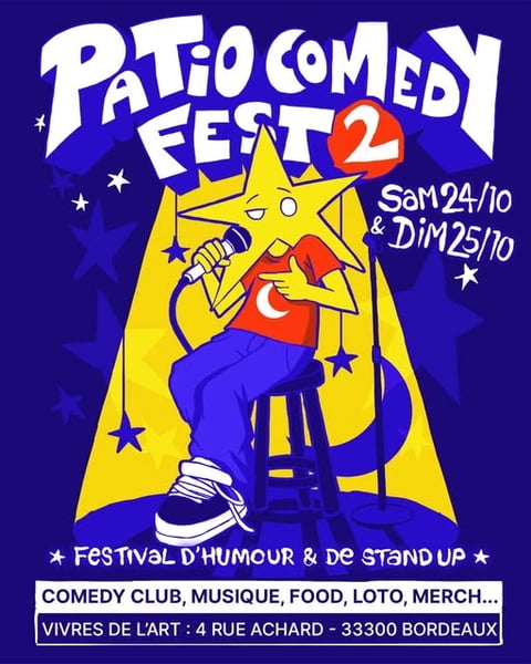 Plateau stand-up : Camille Fievez, Manu Bibard, Fahd Lebrouk et Mona Bureau