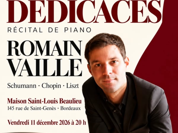 Récital de piano de Romain Vaille